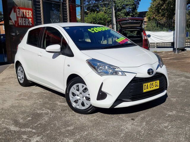 Used Toyota Yaris NCP130R Ascent Hornsby, 2019 Toyota Yaris NCP130R Ascent White 4 Speed Automatic Hatchback