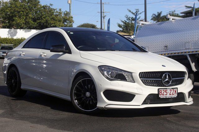 Used Mercedes-Benz CLA-Class C117 CLA200 DCT Mount Gravatt, 2013 Mercedes-Benz CLA-Class C117 CLA200 DCT White 7 Speed Sports Automatic Dual Clutch Coupe
