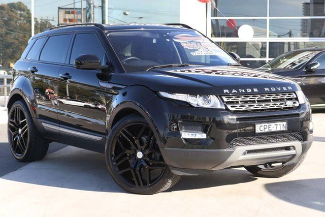 Used Land Rover Range Rover Evoque L538 MY15 Coupe Pure Liverpool, 2015 Land Rover Range Rover Evoque L538 MY15 Coupe Pure Black 9 Speed Sports Automatic Wagon