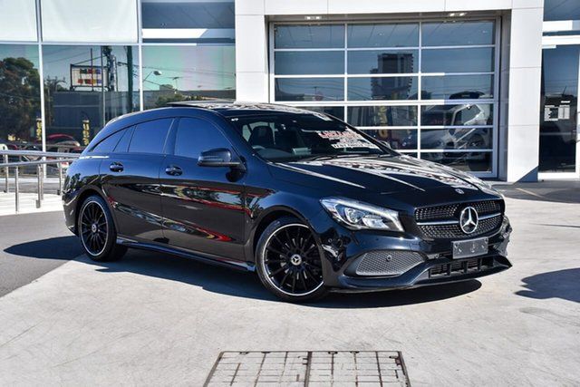Used Mercedes-Benz CLA-Class X117 808+058MY CLA200 Shooting Brake DCT Liverpool, 2018 Mercedes-Benz CLA-Class X117 808+058MY CLA200 Shooting Brake DCT Cosmos Black 7 Speed