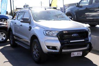2017 Ford Ranger PX MkII FX4 Double Cab Silver 6 Speed Sports Automatic Utility.