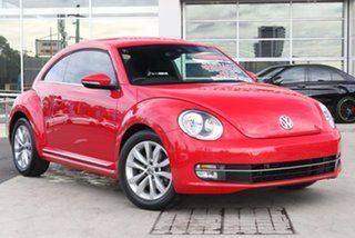 2014 Volkswagen Beetle 1L MY14 Coupe DSG Tornado Red 7 Speed Sports Automatic Dual Clutch Liftback.