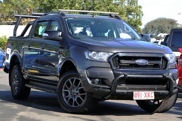 Used Ford Ranger PX MkII FX4 Double Cab Mount Gravatt, 2017 Ford Ranger PX MkII FX4 Double Cab Grey 6 Speed Sports Automatic Utility