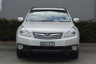 2009 Subaru Outback B5A MY10 2.5i Lineartronic AWD Premium White 6 Speed Constant Variable Wagon.