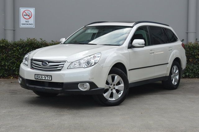 Used Subaru Outback B5A MY10 2.5i Lineartronic AWD Premium Maitland, 2009 Subaru Outback B5A MY10 2.5i Lineartronic AWD Premium White 6 Speed Constant Variable Wagon