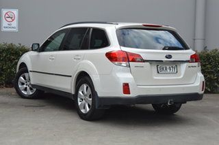 2009 Subaru Outback B5A MY10 2.5i Lineartronic AWD Premium White 6 Speed Constant Variable Wagon