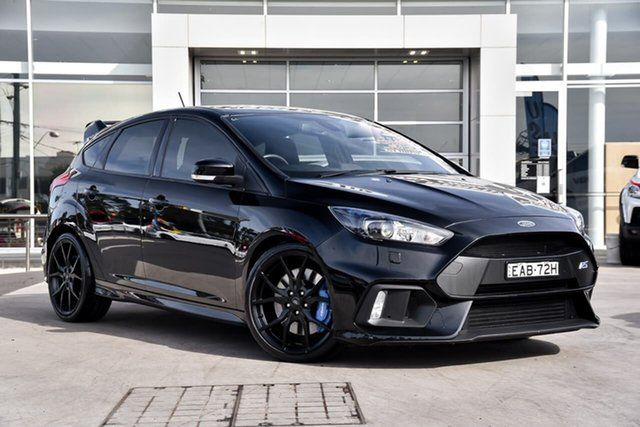 Used Ford Focus LZ RS AWD Liverpool, 2017 Ford Focus LZ RS AWD Shadow Black 6 Speed Manual Hatchback