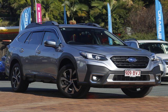 Demo Subaru Outback B7A MY21 AWD Touring CVT Newstead, 2020 Subaru Outback B7A MY21 AWD Touring CVT Ice Silver 8 Speed Constant Variable Wagon
