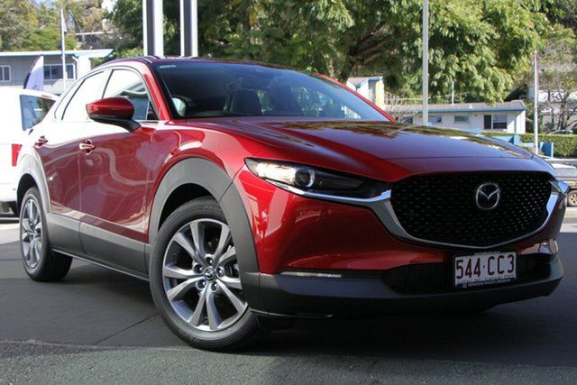 Demo Mazda CX-30 DM2W7A G20 SKYACTIV-Drive Touring Newstead, 2021 Mazda CX-30 DM2W7A G20 SKYACTIV-Drive Touring Soul Red Crystal 6 Speed Sports Automatic Wagon