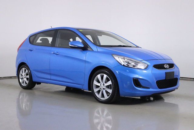 Used Hyundai Accent RB6 MY18 Sport Bentley, 2018 Hyundai Accent RB6 MY18 Sport Blue 6 Speed Automatic Hatchback