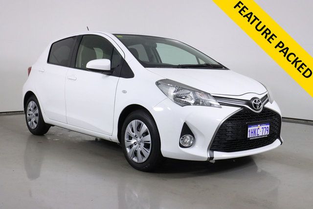 Used Toyota Yaris NCP131R MY17 SX Bentley, 2017 Toyota Yaris NCP131R MY17 SX White 4 Speed Automatic Hatchback