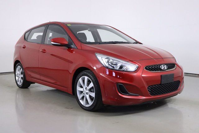 Used Hyundai Accent RB6 MY18 Sport Bentley, 2018 Hyundai Accent RB6 MY18 Sport Red 6 Speed Automatic Hatchback