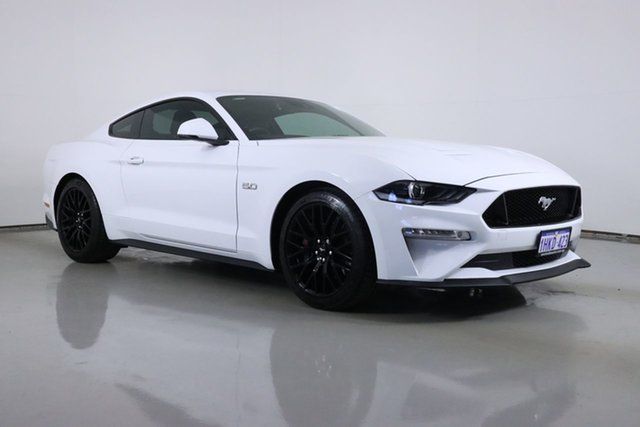 Used Ford Mustang FN Fastback GT 5.0 V8 Bentley, 2019 Ford Mustang FN Fastback GT 5.0 V8 White 6 Speed Manual Coupe