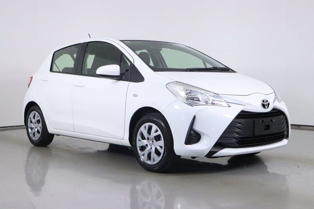 Used Toyota Yaris NCP130R MY18 Ascent Bentley, 2019 Toyota Yaris NCP130R MY18 Ascent White 4 Speed Automatic Hatchback