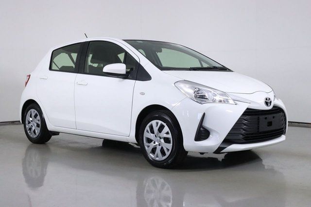 Used Toyota Yaris NCP130R MY18 Ascent Bentley, 2020 Toyota Yaris NCP130R MY18 Ascent White 4 Speed Automatic Hatchback