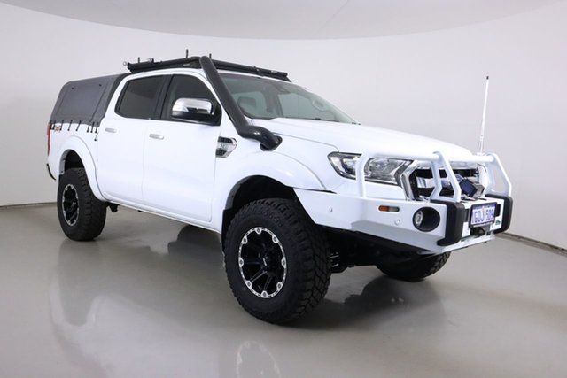 Used Ford Ranger PX MkII MY18 XLT 3.2 (4x4) Bentley, 2018 Ford Ranger PX MkII MY18 XLT 3.2 (4x4) White 6 Speed Automatic Double Cab Pick Up