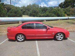 2002 Ford Falcon AU III XR6 VCT Red 4 Speed Automatic Sedan.