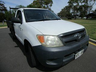 2005 Toyota Hilux GGN15R SR White 5 Speed Manual Cab Chassis