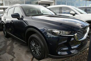 2023 Mazda CX-8 KG2WLA G25 SKYACTIV-Drive FWD Touring Deep Crystal Blue 6 Speed Sports Automatic.
