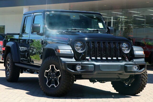New Jeep Gladiator JT MY23 Rubicon Pick-up Salisbury Park, 2023 Jeep Gladiator JT MY23 Rubicon Pick-up Black 8 Speed Automatic Utility