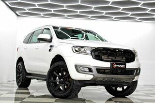 2018 Ford Everest UA II MY19 Trend (4WD 7 Seat) White 10 Speed Auto Seq Sportshift SUV.