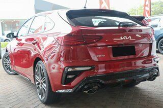 2024 Kia Cerato BD MY24 GT DCT Runway Red 7 Speed Sports Automatic Dual Clutch Hatchback.