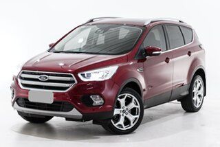 2018 Ford Escape ZG 2019.25MY Titanium Red 6 Speed Sports Automatic SUV.