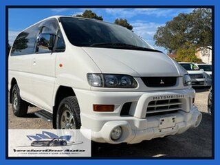 2004 Mitsubishi Delica PD6W Spacegear White Automatic Van Wagon.