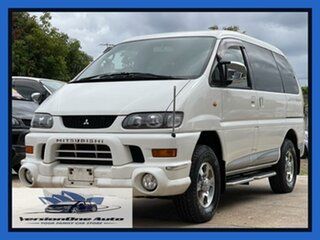 2003 Mitsubishi Delica PD6W Spacegear White Automatic Van Wagon.