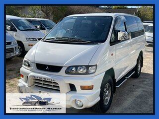 2004 Mitsubishi Delica PD6W Spacegear White Automatic Van Wagon.