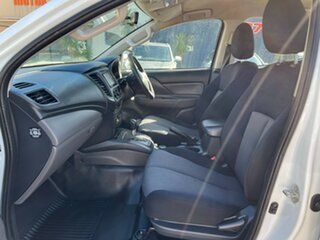 2017 Mitsubishi Triton MQ MY17 GLX Double Cab White 5 Speed Sports Automatic Cab Chassis