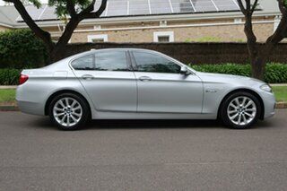 2013 BMW 5 Series F10 LCI 520d Steptronic Luxury Line Silver Fortune 8 Speed Sports Automatic Sedan