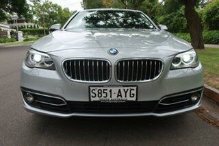 2013 BMW 5 Series F10 LCI 520d Steptronic Luxury Line Silver Fortune 8 Speed Sports Automatic Sedan.
