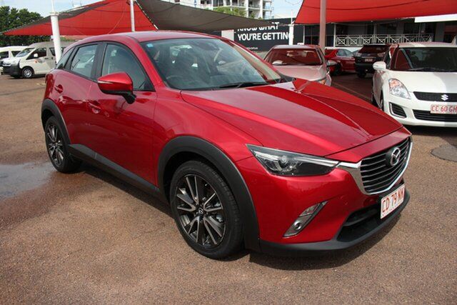 Used Mazda CX-3 DK2W7A sTouring SKYACTIV-Drive Darwin, 2016 Mazda CX-3 DK2W7A sTouring SKYACTIV-Drive Garnet 6 Speed Automatic Wagon