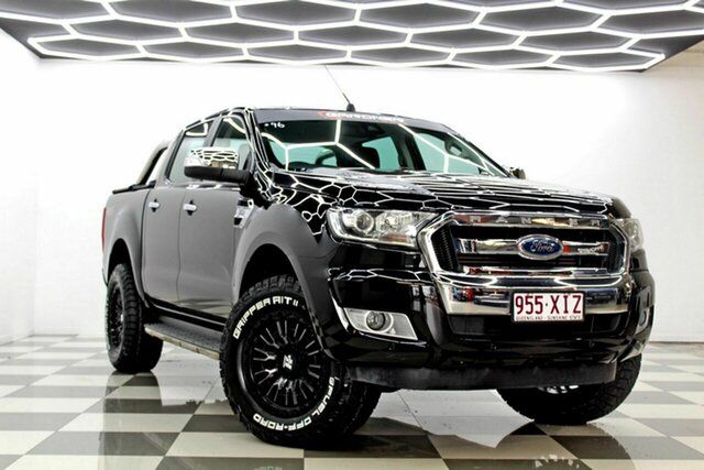 Used Ford Ranger PX MkII MY17 XLT 3.2 (4x4) Burleigh Heads, 2017 Ford Ranger PX MkII MY17 XLT 3.2 (4x4) Black 6 Speed Automatic Double Cab Pick Up