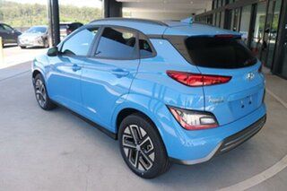 2021 Hyundai Kona Os.v4 MY21 electric Highlander Surfy Blue 1 Speed Reduction Gear Wagon