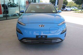 2021 Hyundai Kona Os.v4 MY21 electric Highlander Surfy Blue 1 Speed Reduction Gear Wagon
