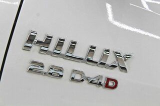 2016 Toyota Hilux GUN123R SR White 5 Speed Manual X Cab Utility