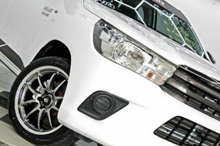 2016 Toyota Hilux GUN123R SR White 5 Speed Manual X Cab Utility.