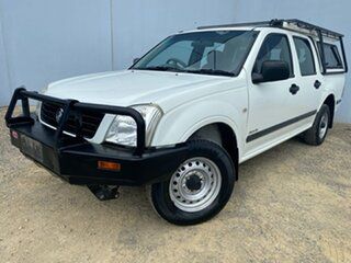 2003 Holden Rodeo RA LX White 5 Speed Manual Crew Cab Pickup.