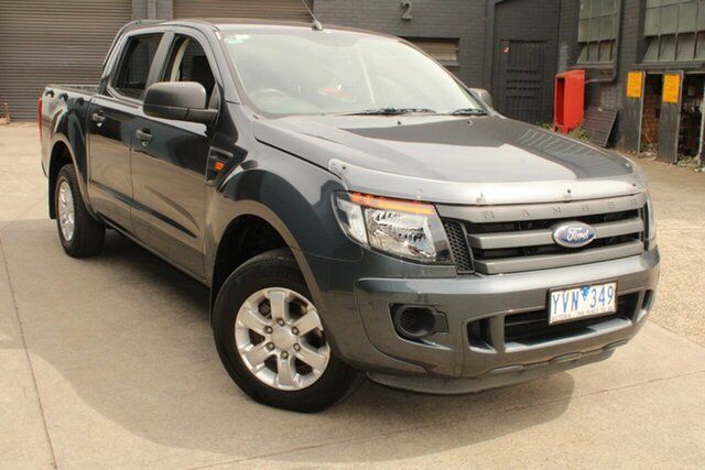 Used Ford Ranger PX XL West Footscray, 2011 Ford Ranger PX XL Grey 5 Speed Manual Utility