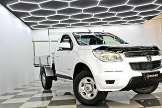 2015 Holden Colorado RG MY15 LS (4x2) White 6 Speed Automatic Cab Chassis.