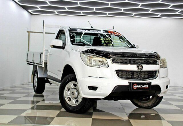 Used Holden Colorado RG MY15 LS (4x2) Burleigh Heads, 2015 Holden Colorado RG MY15 LS (4x2) White 6 Speed Automatic Cab Chassis