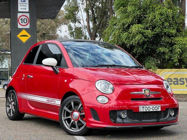 Used Abarth 595 Series 4 Dualogic Liverpool South, 2017 Abarth 595 Series 4 Dualogic Red 5 Speed Sports Automatic Single Clutch Convertible