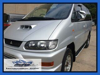 2002 Mitsubishi Delica TURBO DIESEL 4WD Silver 4 Speed Automatic People mover wagon