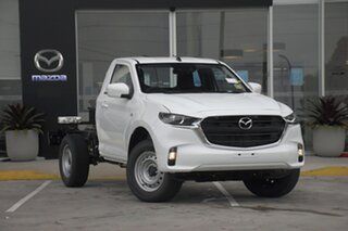 2023 Mazda BT-50 TFR87J XS 4x2 Ice White 6 Speed Sports Automatic Cab Chassis