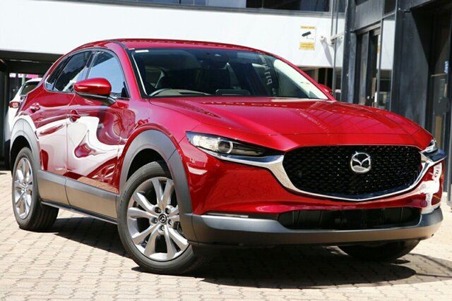 New Mazda CX-30 DM2W7A G20 SKYACTIV-Drive Touring Aspley, 2023 Mazda CX-30 DM2W7A G20 SKYACTIV-Drive Touring Soul Red Crystal 6 Speed Sports Automatic Wagon