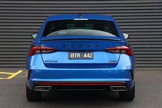 2021 Skoda Octavia NX MY22 RS Sedan DSG Blue 7 Speed Sports Automatic Dual Clutch Liftback