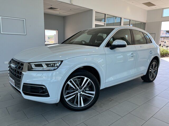 Used Audi Q5 FY MY19 45 TFSI S Tronic Quattro Ultra Sport Garbutt, 2018 Audi Q5 FY MY19 45 TFSI S Tronic Quattro Ultra Sport White 7 Speed Sports Automatic Dual Clutch
