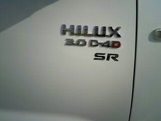 2008 Toyota Hilux White Manual Dual Cab
